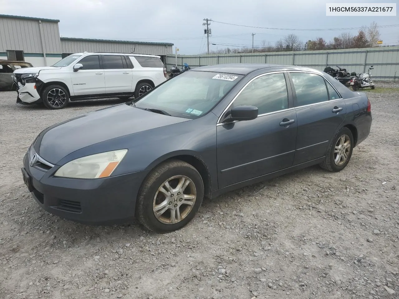 2007 Honda Accord Se VIN: 1HGCM56337A221677 Lot: 78610294