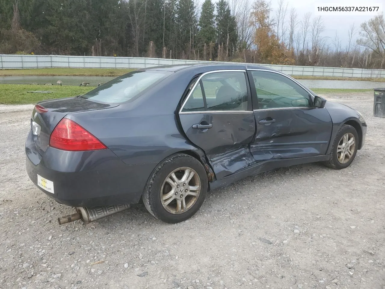 2007 Honda Accord Se VIN: 1HGCM56337A221677 Lot: 78610294