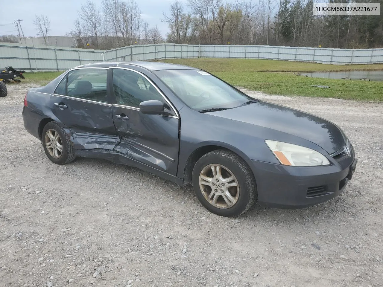 2007 Honda Accord Se VIN: 1HGCM56337A221677 Lot: 78610294