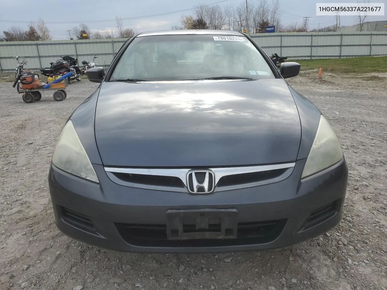 2007 Honda Accord Se VIN: 1HGCM56337A221677 Lot: 78610294