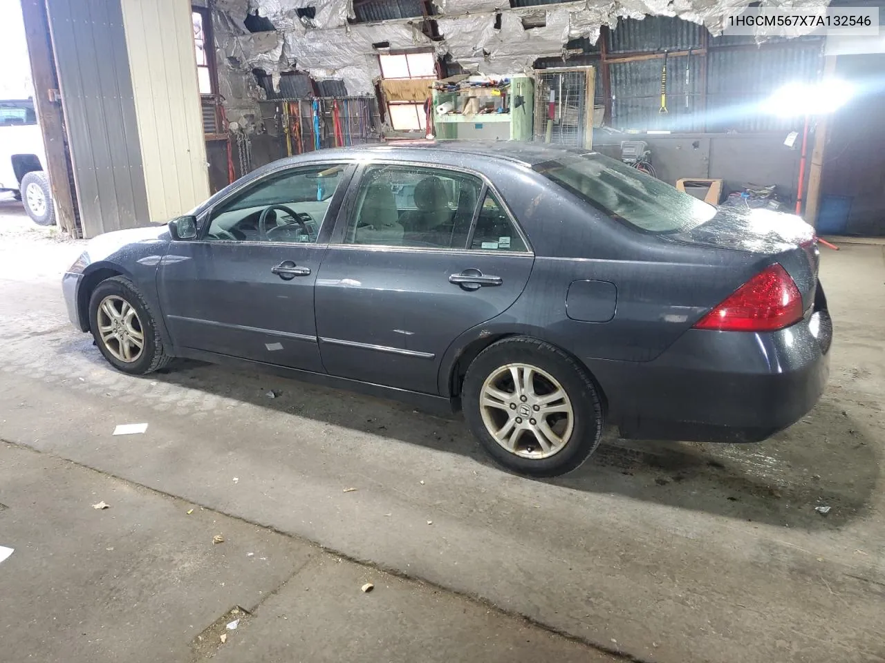 2007 Honda Accord Ex VIN: 1HGCM567X7A132546 Lot: 78890014