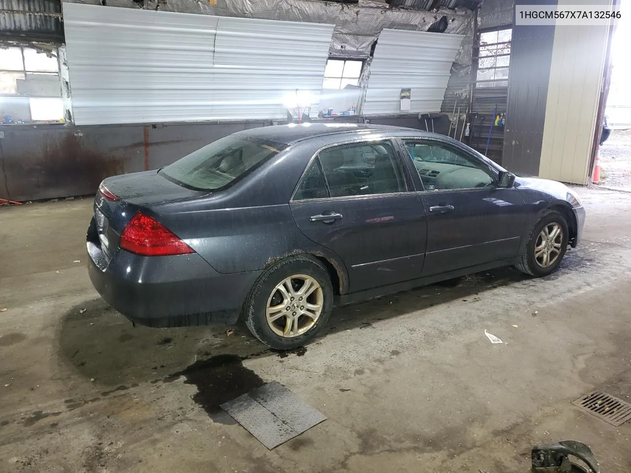 2007 Honda Accord Ex VIN: 1HGCM567X7A132546 Lot: 78890014