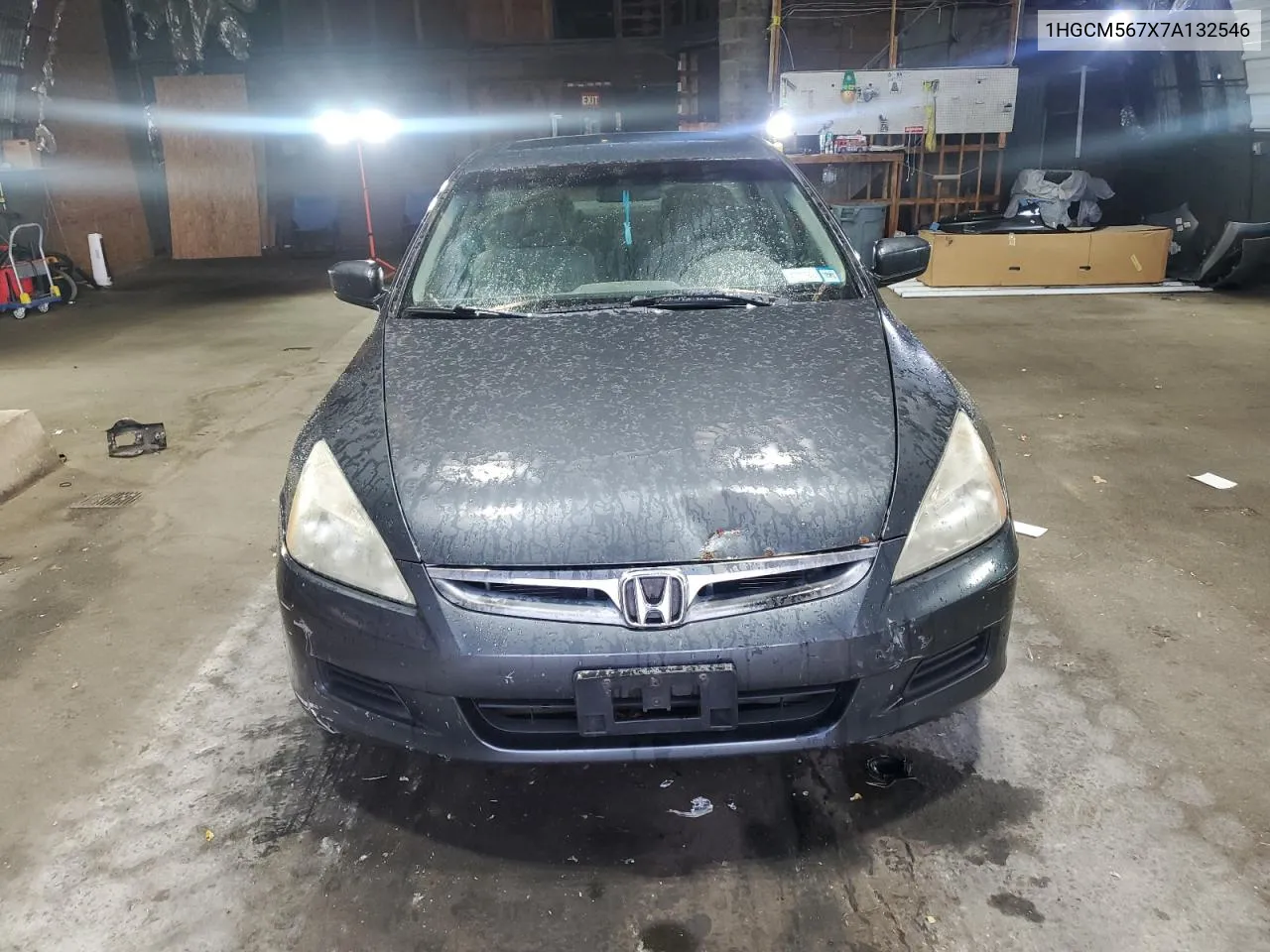 2007 Honda Accord Ex VIN: 1HGCM567X7A132546 Lot: 78890014