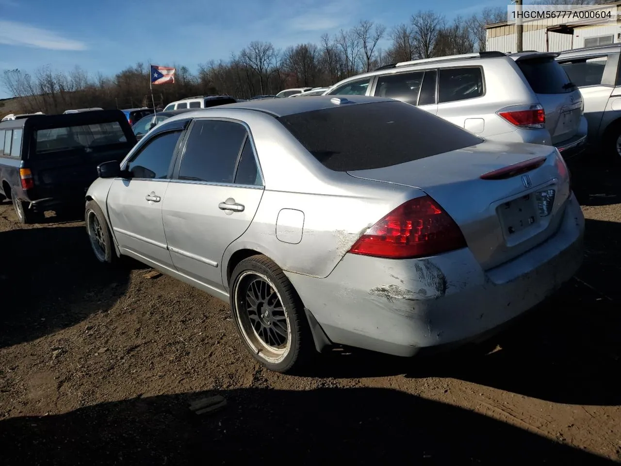 2007 Honda Accord Ex VIN: 1HGCM56777A000604 Lot: 79167704