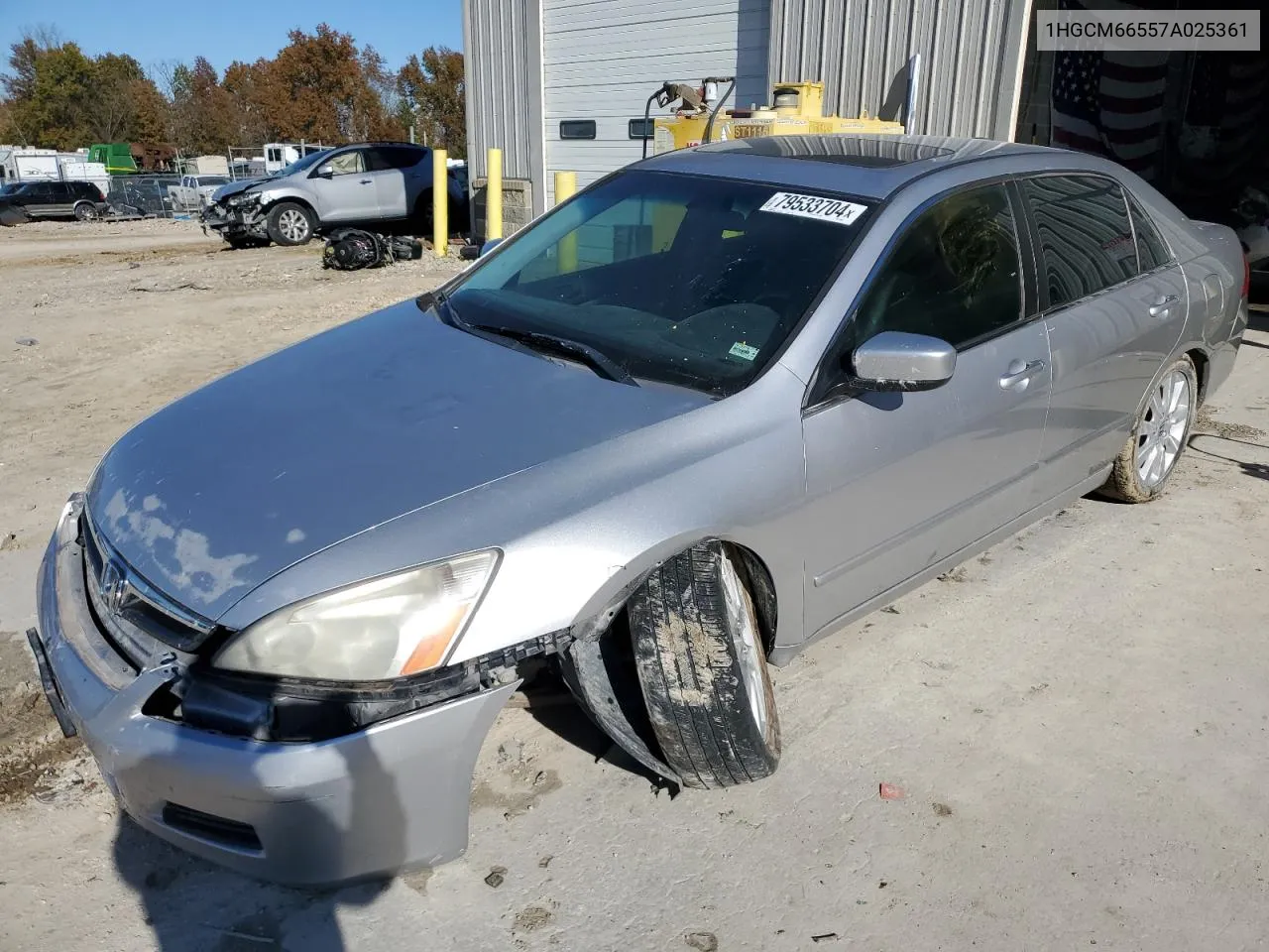 2007 Honda Accord Ex VIN: 1HGCM66557A025361 Lot: 79533704