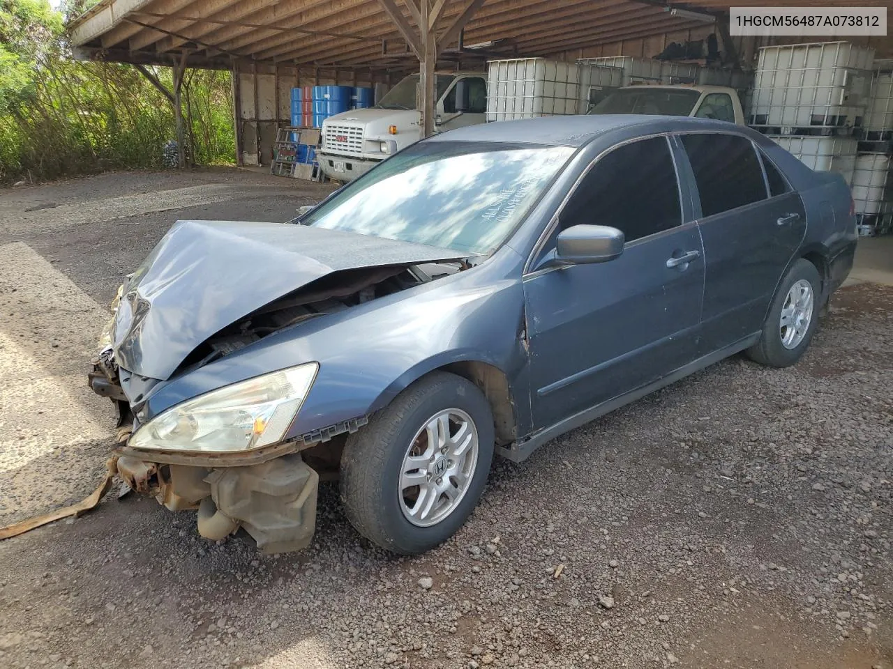 2007 Honda Accord Lx VIN: 1HGCM56487A073812 Lot: 79714054