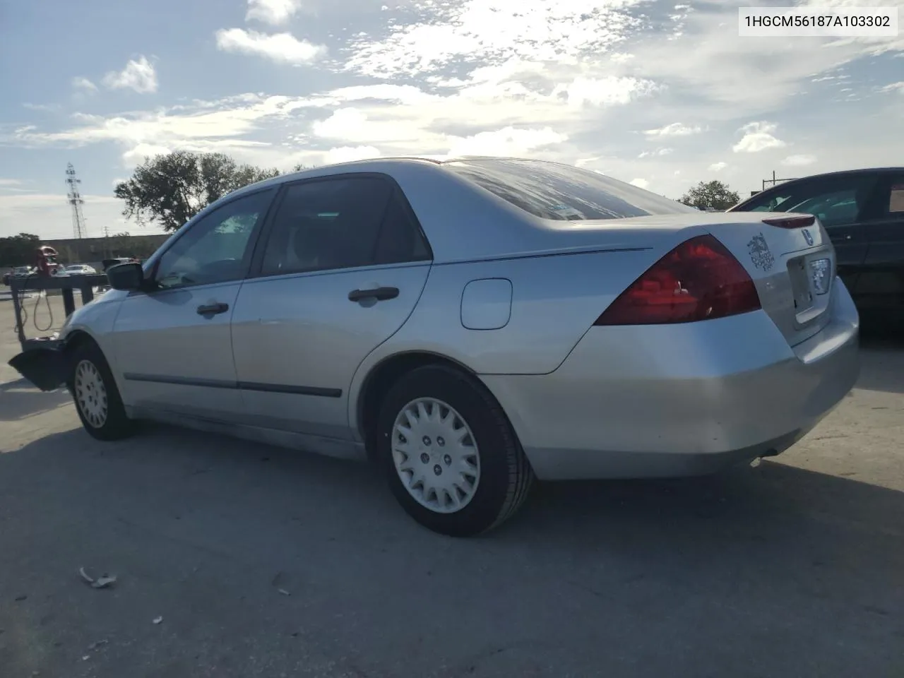 2007 Honda Accord Value VIN: 1HGCM56187A103302 Lot: 79908764