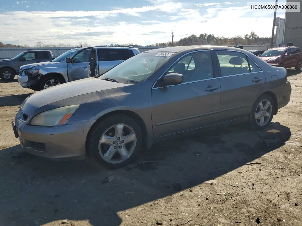 2007 Honda Accord Ex VIN: 1HGCM658X7A000368 Lot: 80089854