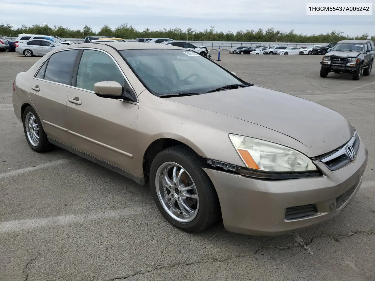 2007 Honda Accord Lx VIN: 1HGCM55437A005242 Lot: 80915744