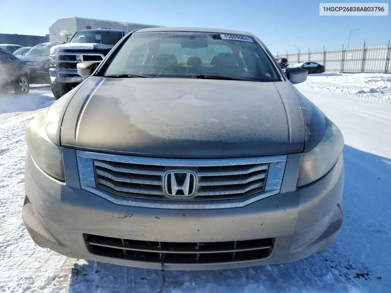 1HGCP26838A803796 2008 Honda Accord Exl