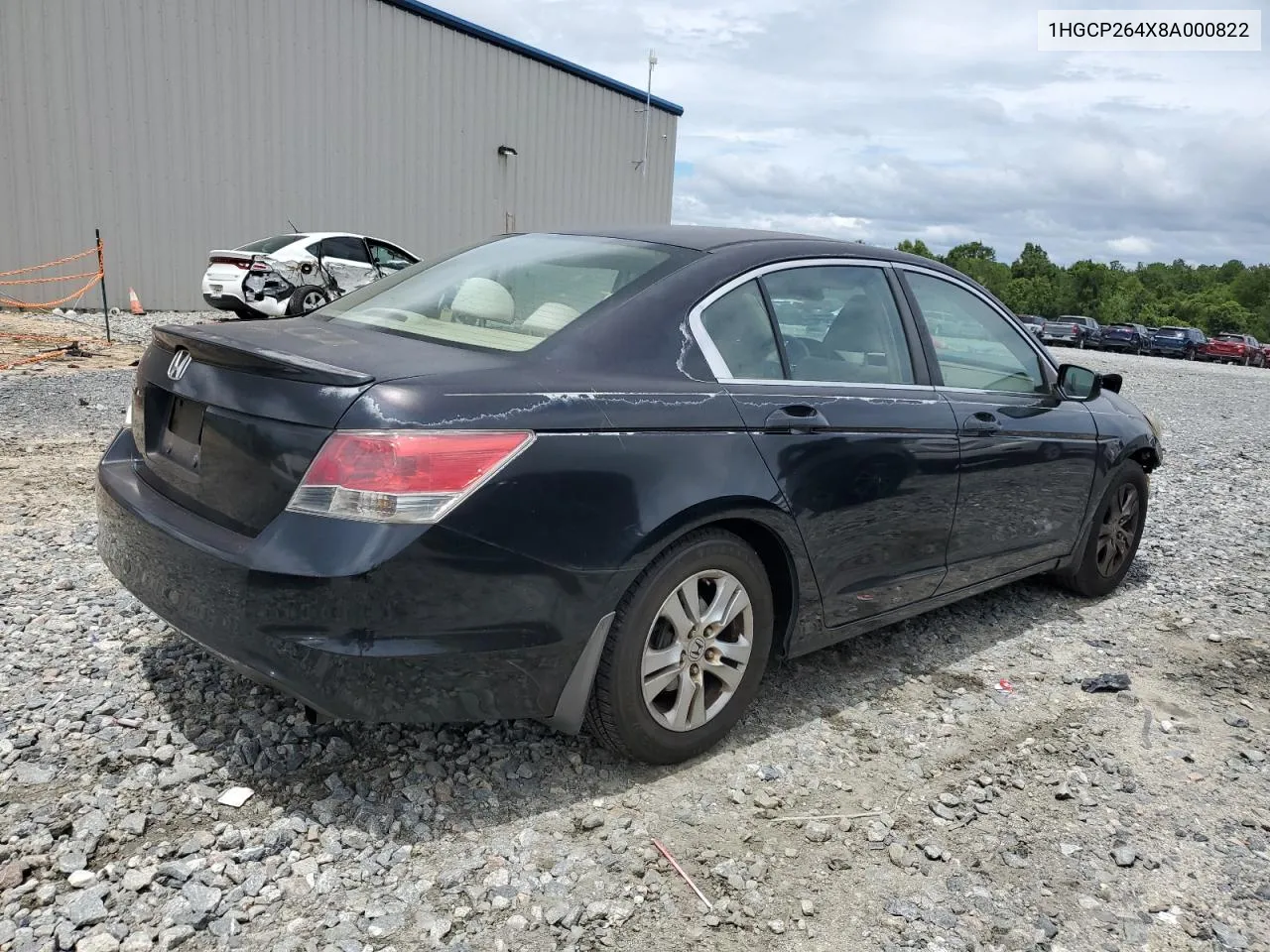 2008 Honda Accord Lxp VIN: 1HGCP264X8A000822 Lot: 65985154