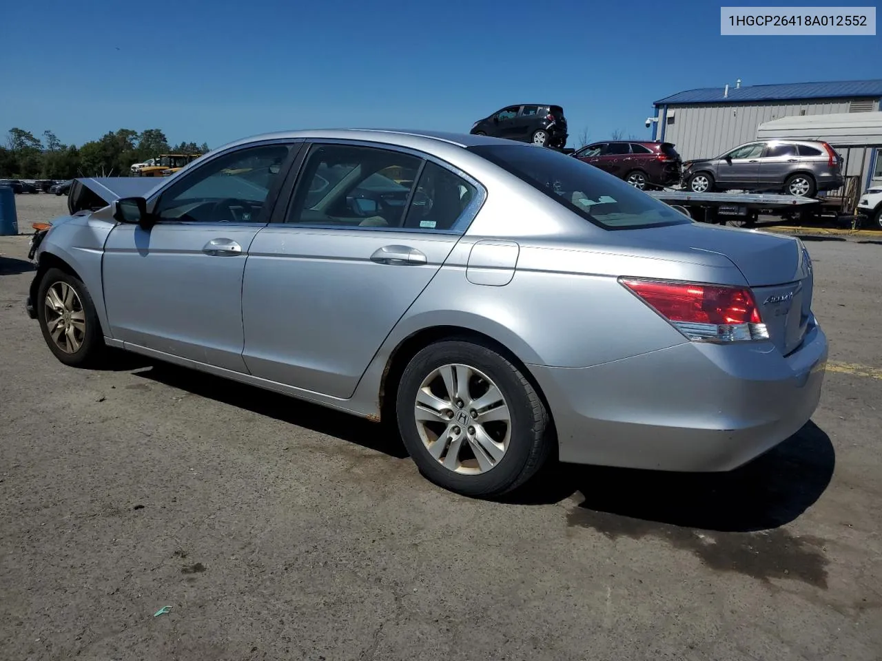 2008 Honda Accord Lxp VIN: 1HGCP26418A012552 Lot: 70272524