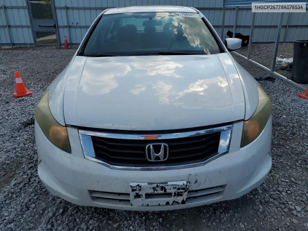 2008 Honda Accord Ex VIN: 1HGCP26778A078534 Lot: 70804174