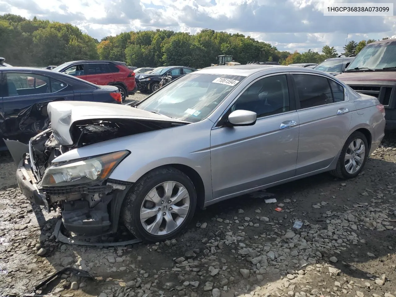 2008 Honda Accord Exl VIN: 1HGCP36838A073099 Lot: 71061594