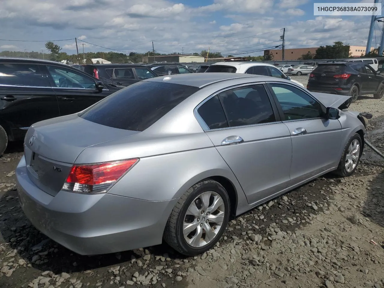 2008 Honda Accord Exl VIN: 1HGCP36838A073099 Lot: 71061594