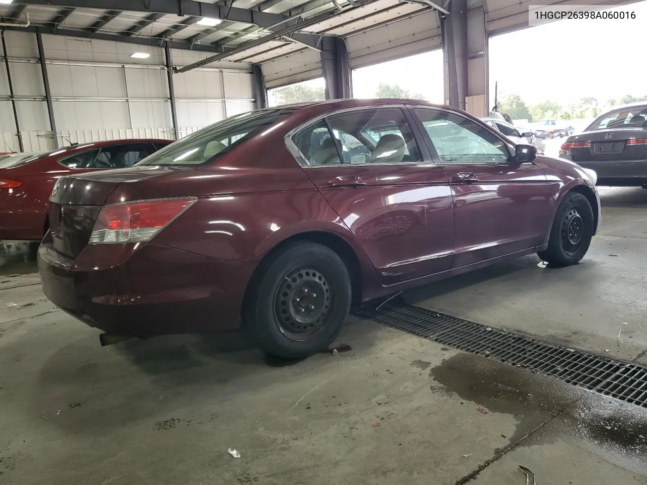 2008 Honda Accord Lx VIN: 1HGCP26398A060016 Lot: 71133284