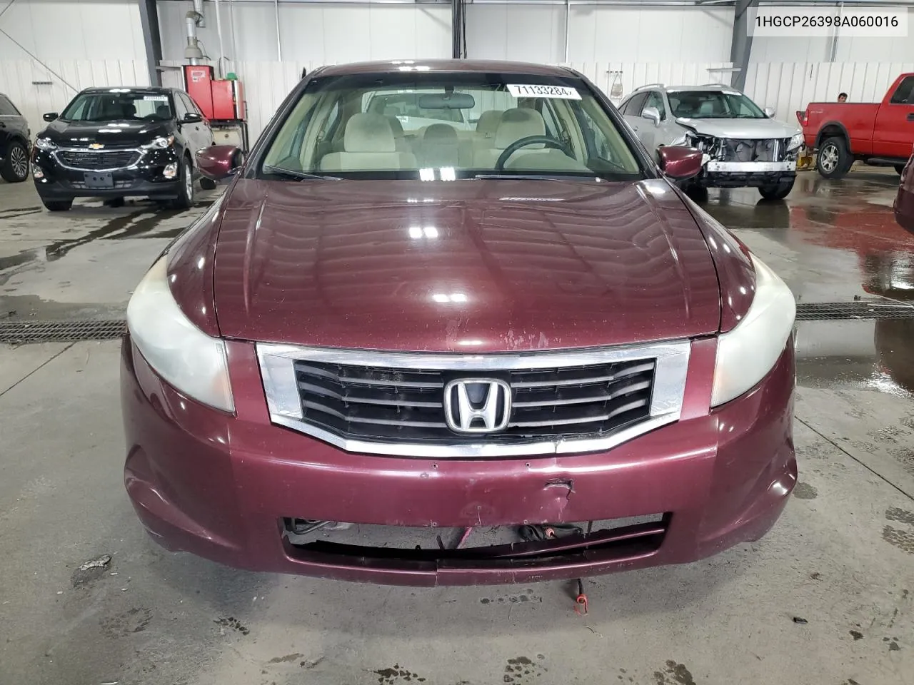 2008 Honda Accord Lx VIN: 1HGCP26398A060016 Lot: 71133284