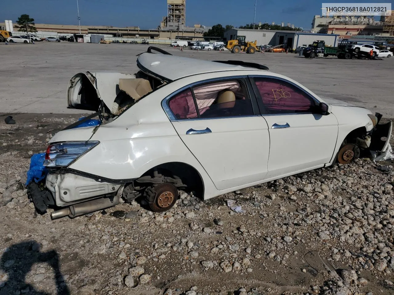 2008 Honda Accord Exl VIN: 1HGCP36818A012821 Lot: 71253764