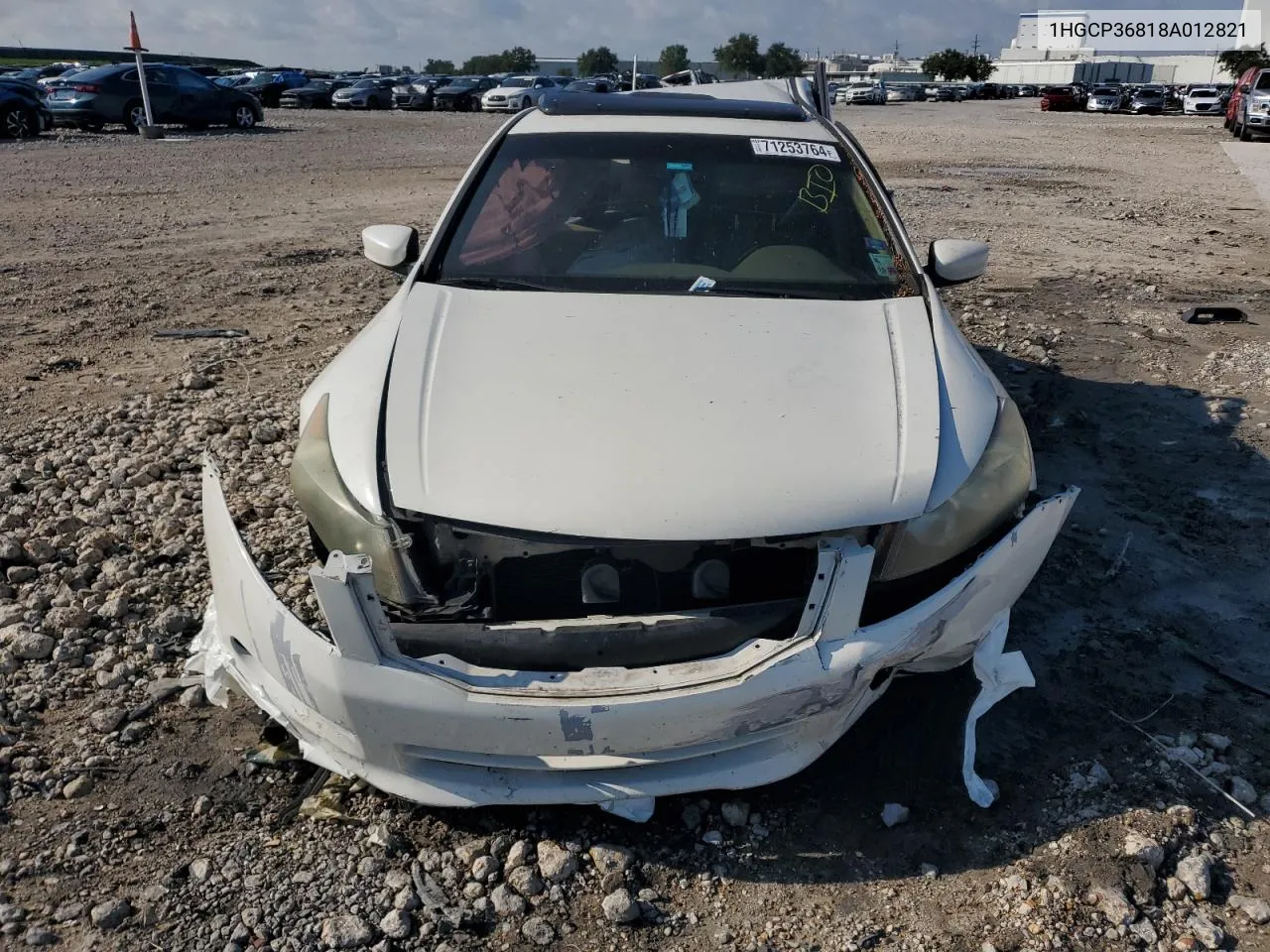 2008 Honda Accord Exl VIN: 1HGCP36818A012821 Lot: 71253764