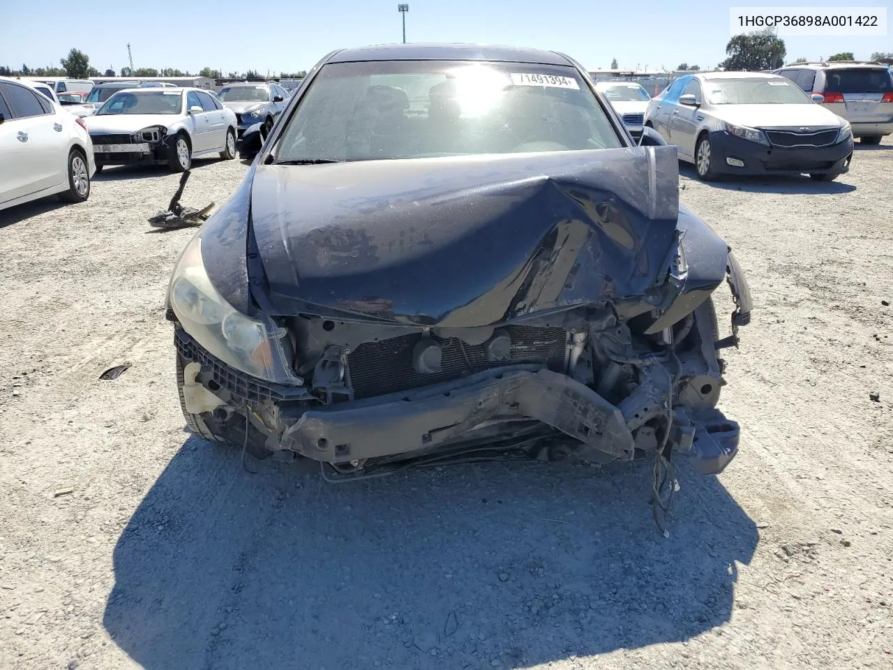 2008 Honda Accord Exl VIN: 1HGCP36898A001422 Lot: 71491394