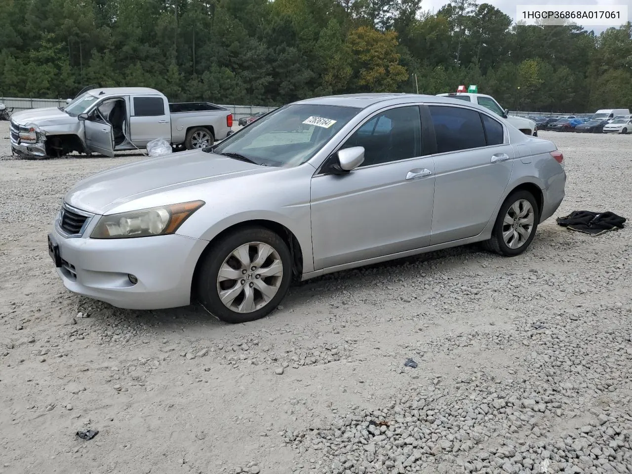 2008 Honda Accord Exl VIN: 1HGCP36868A017061 Lot: 72636164