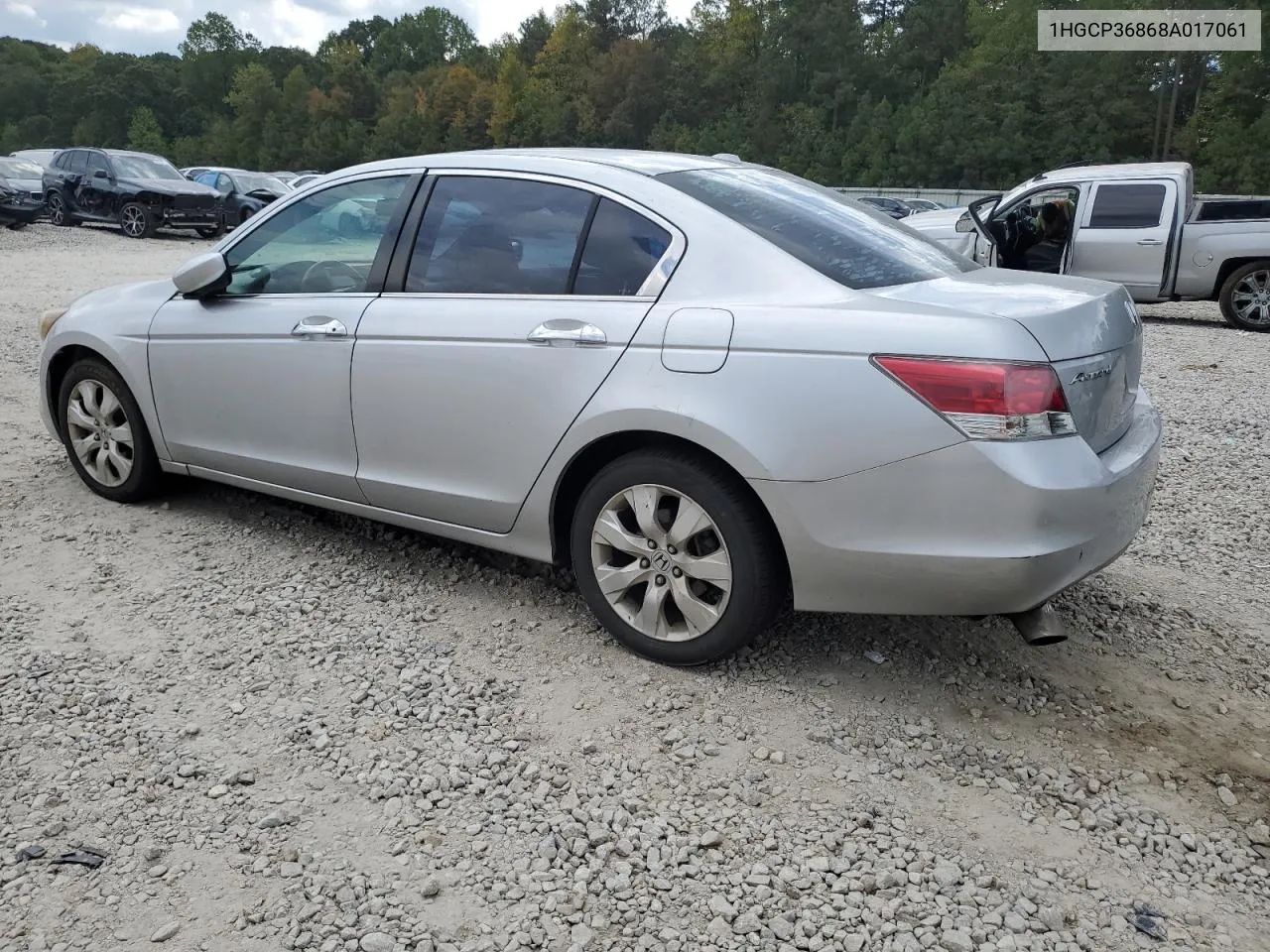 2008 Honda Accord Exl VIN: 1HGCP36868A017061 Lot: 72636164