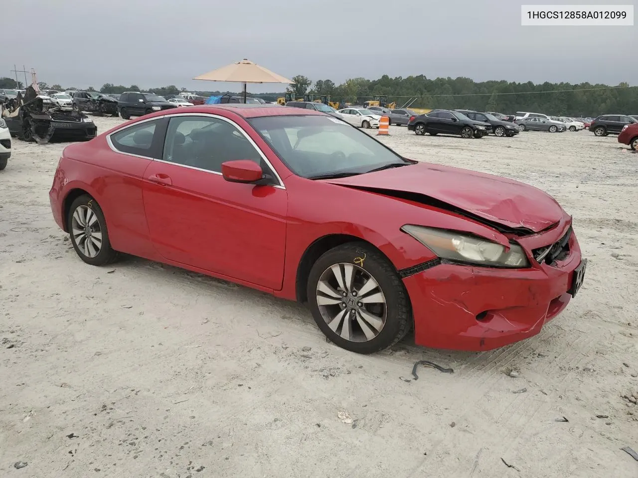 1HGCS12858A012099 2008 Honda Accord Exl