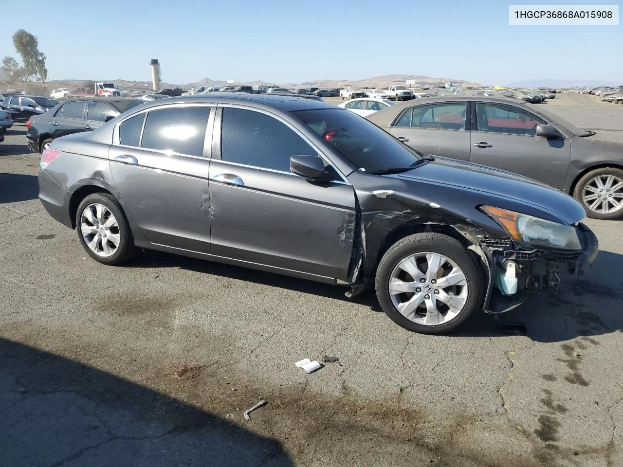 2008 Honda Accord Exl VIN: 1HGCP36868A015908 Lot: 73011794