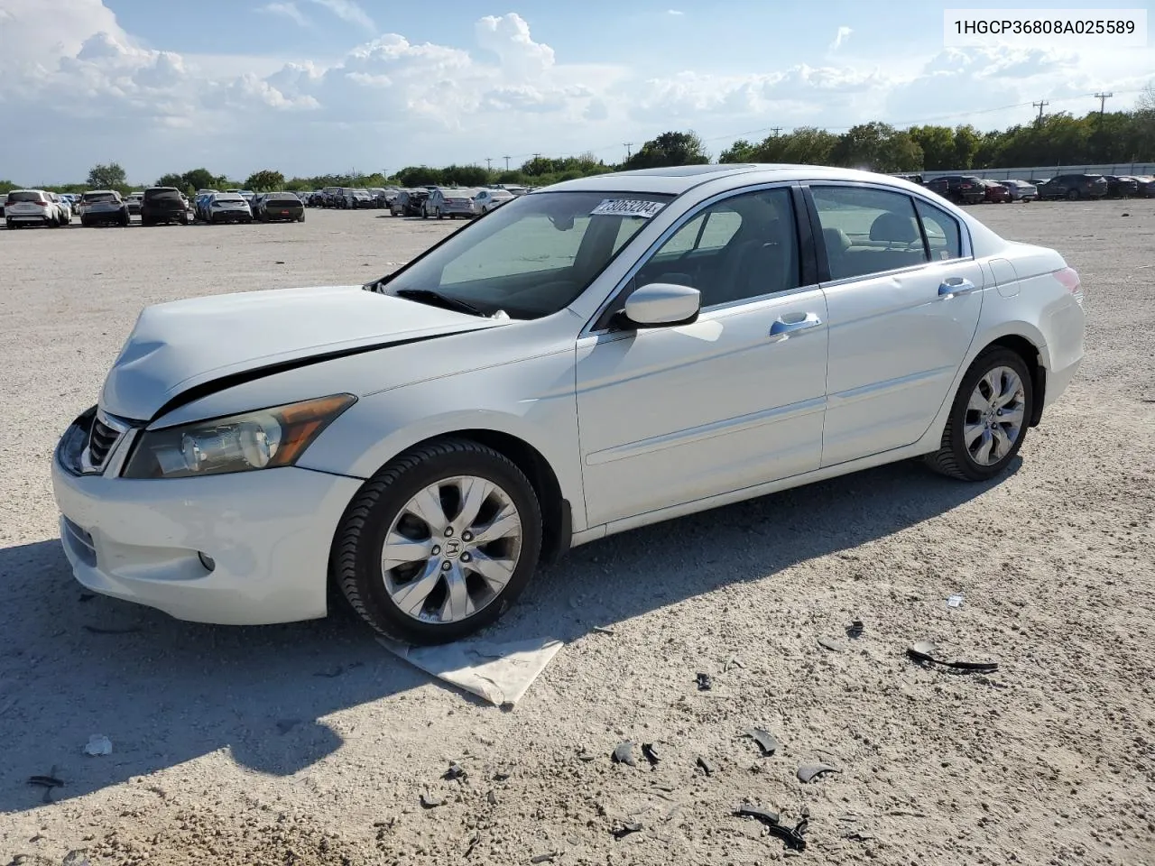 2008 Honda Accord Exl VIN: 1HGCP36808A025589 Lot: 73063204