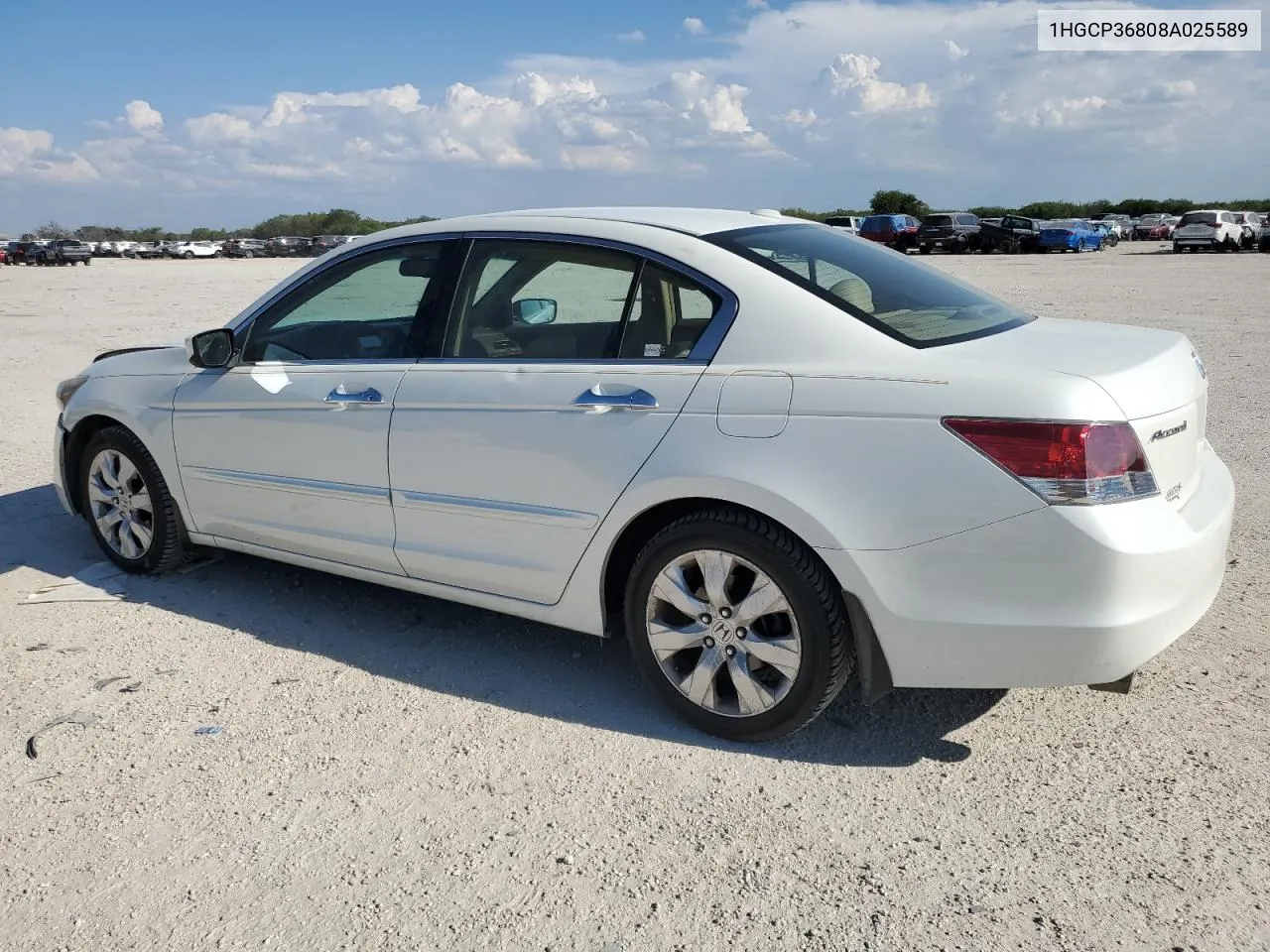 2008 Honda Accord Exl VIN: 1HGCP36808A025589 Lot: 73063204