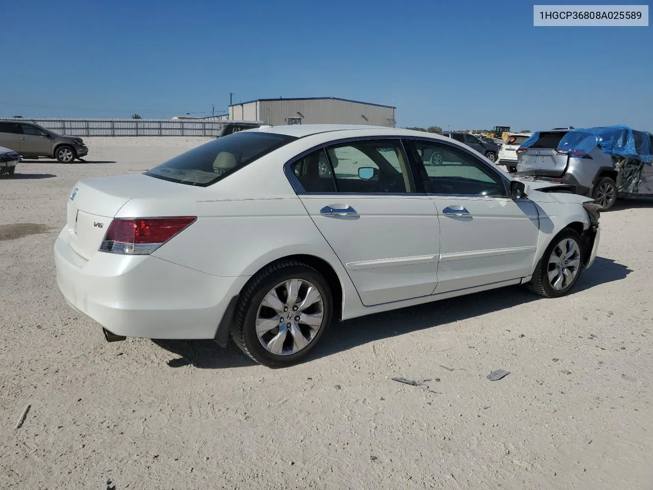 2008 Honda Accord Exl VIN: 1HGCP36808A025589 Lot: 73063204