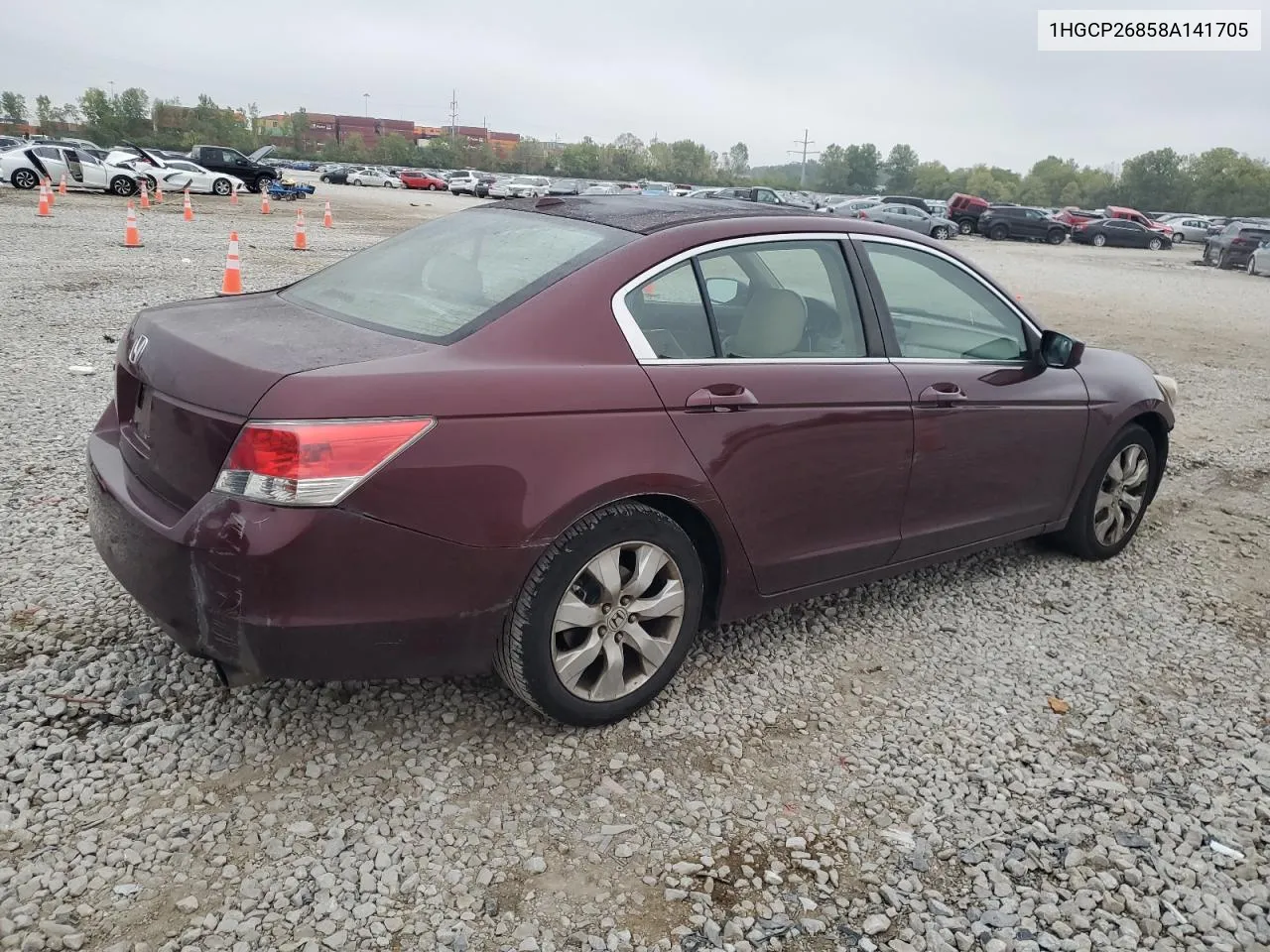 2008 Honda Accord Exl VIN: 1HGCP26858A141705 Lot: 73160914