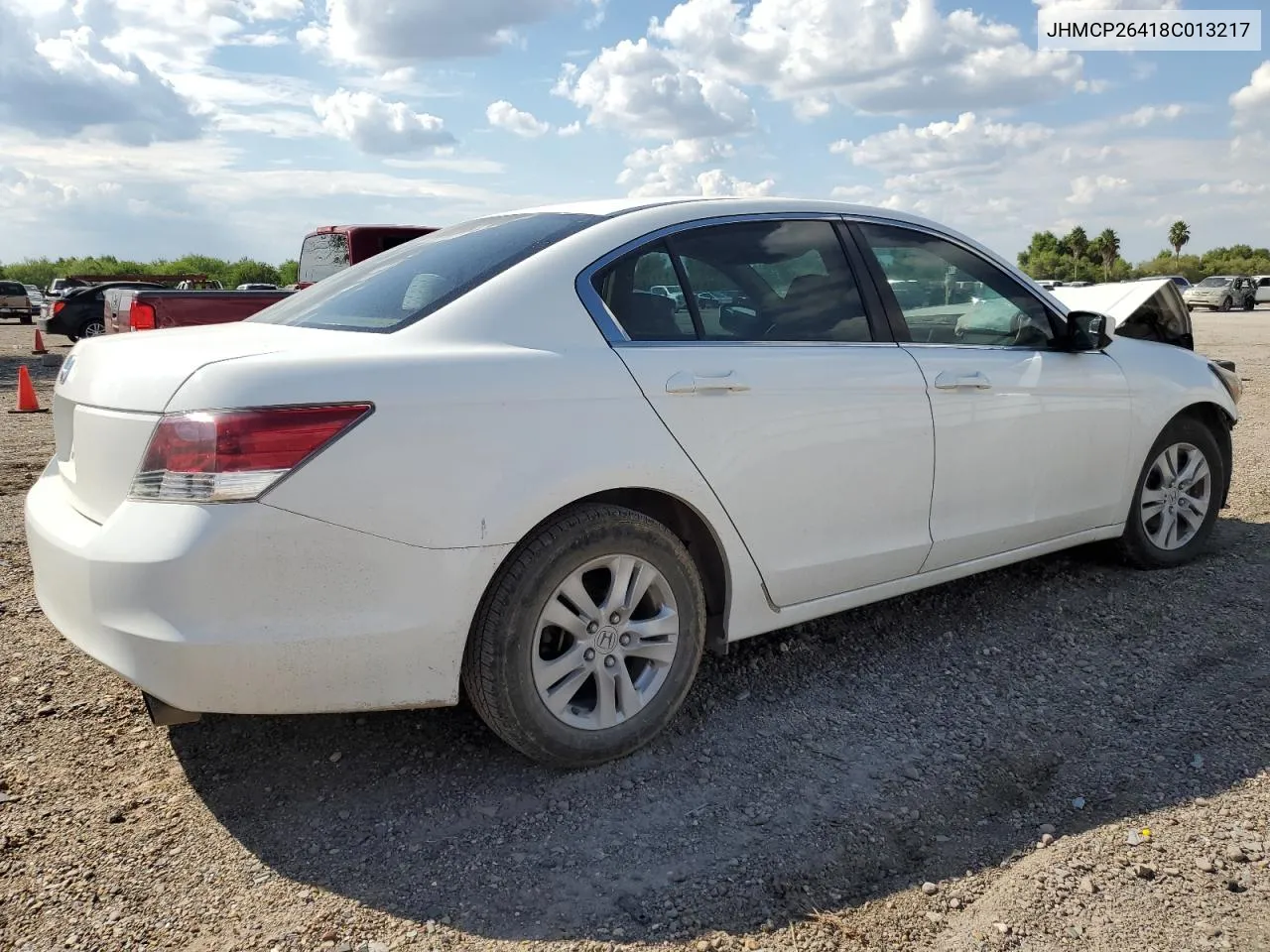 2008 Honda Accord Lxp VIN: JHMCP26418C013217 Lot: 74096424