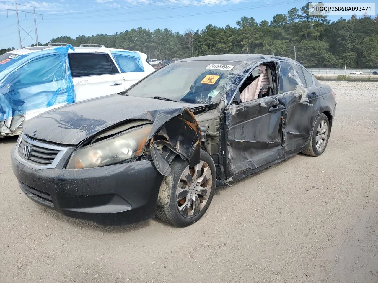 1HGCP26868A093471 2008 Honda Accord Exl