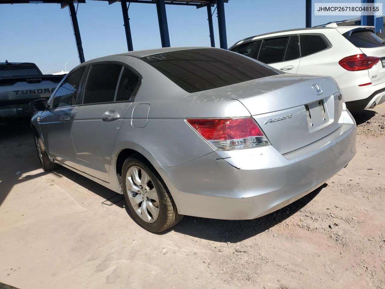 2008 Honda Accord Ex VIN: JHMCP26718C048155 Lot: 74474384