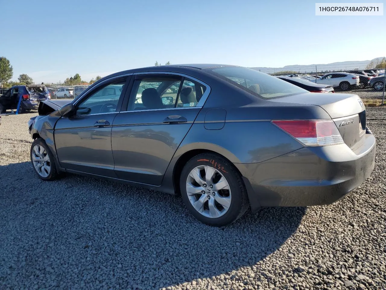 2008 Honda Accord Ex VIN: 1HGCP26748A076711 Lot: 74539694