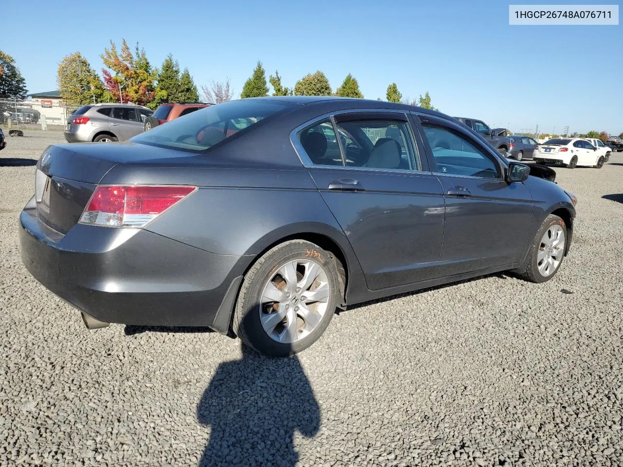 2008 Honda Accord Ex VIN: 1HGCP26748A076711 Lot: 74539694