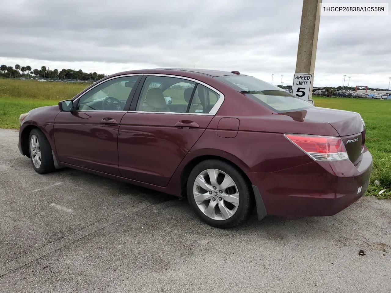 1HGCP26838A105589 2008 Honda Accord Exl