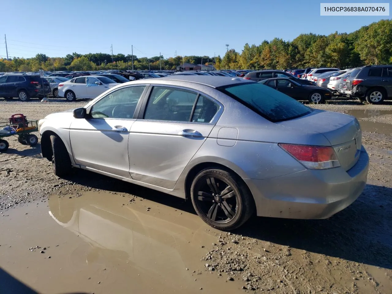 2008 Honda Accord Exl VIN: 1HGCP36838A070476 Lot: 74992414