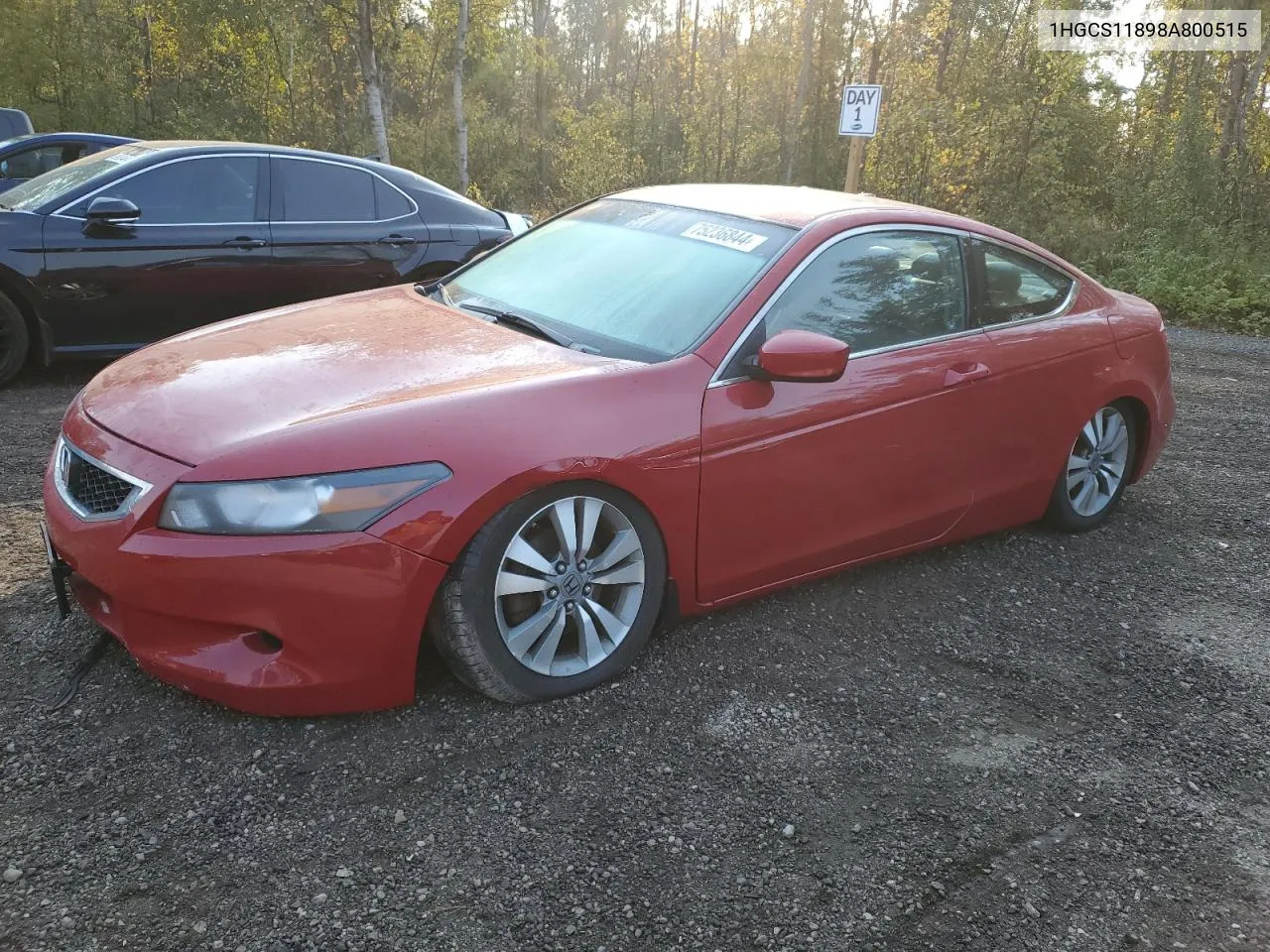 2008 Honda Accord Exl VIN: 1HGCS11898A800515 Lot: 75236844