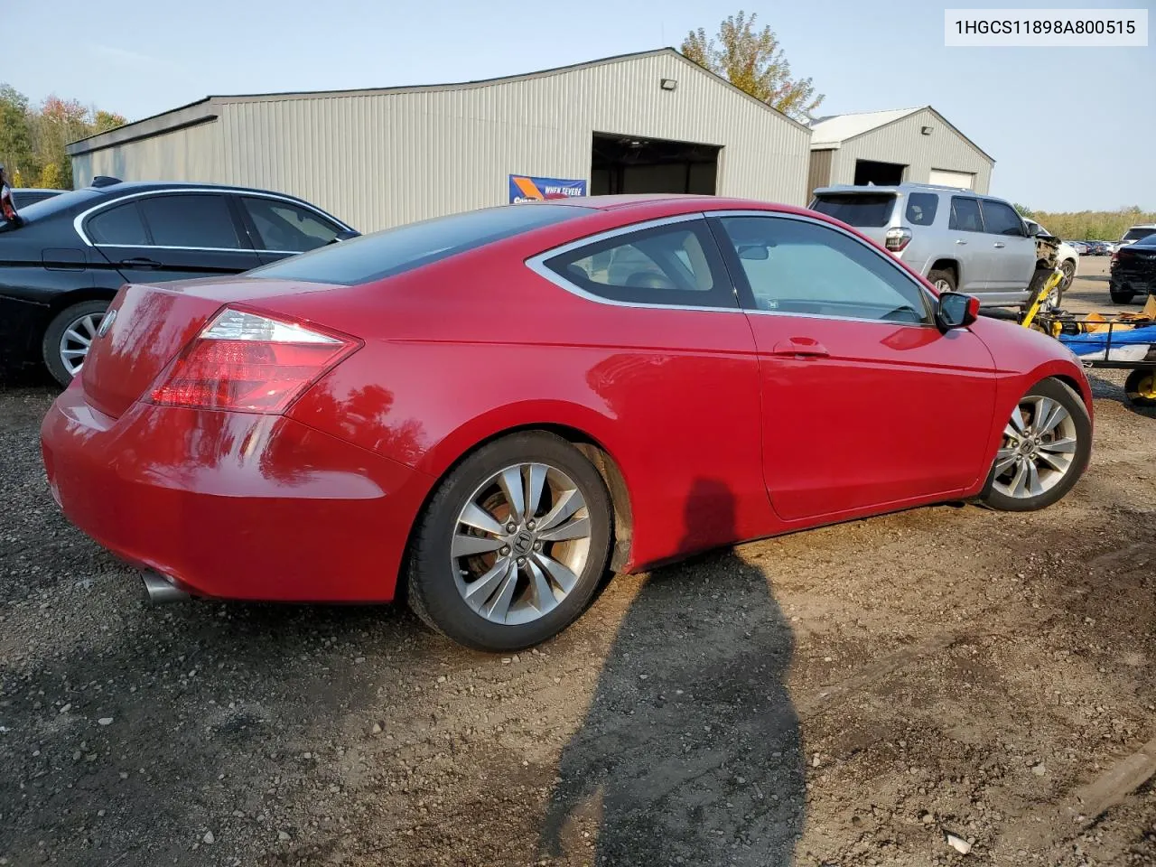 2008 Honda Accord Exl VIN: 1HGCS11898A800515 Lot: 75236844