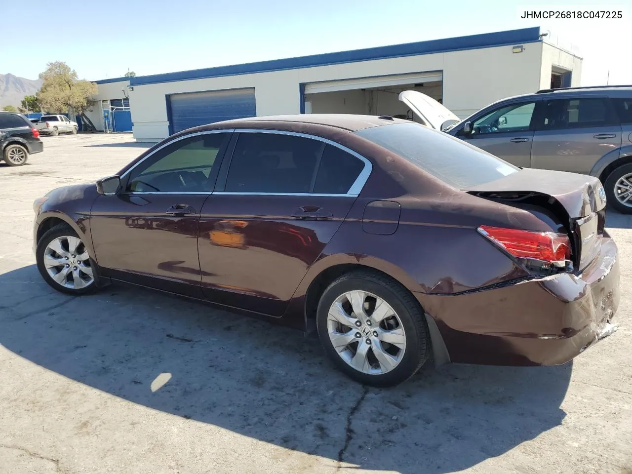 2008 Honda Accord Exl VIN: JHMCP26818C047225 Lot: 75251844