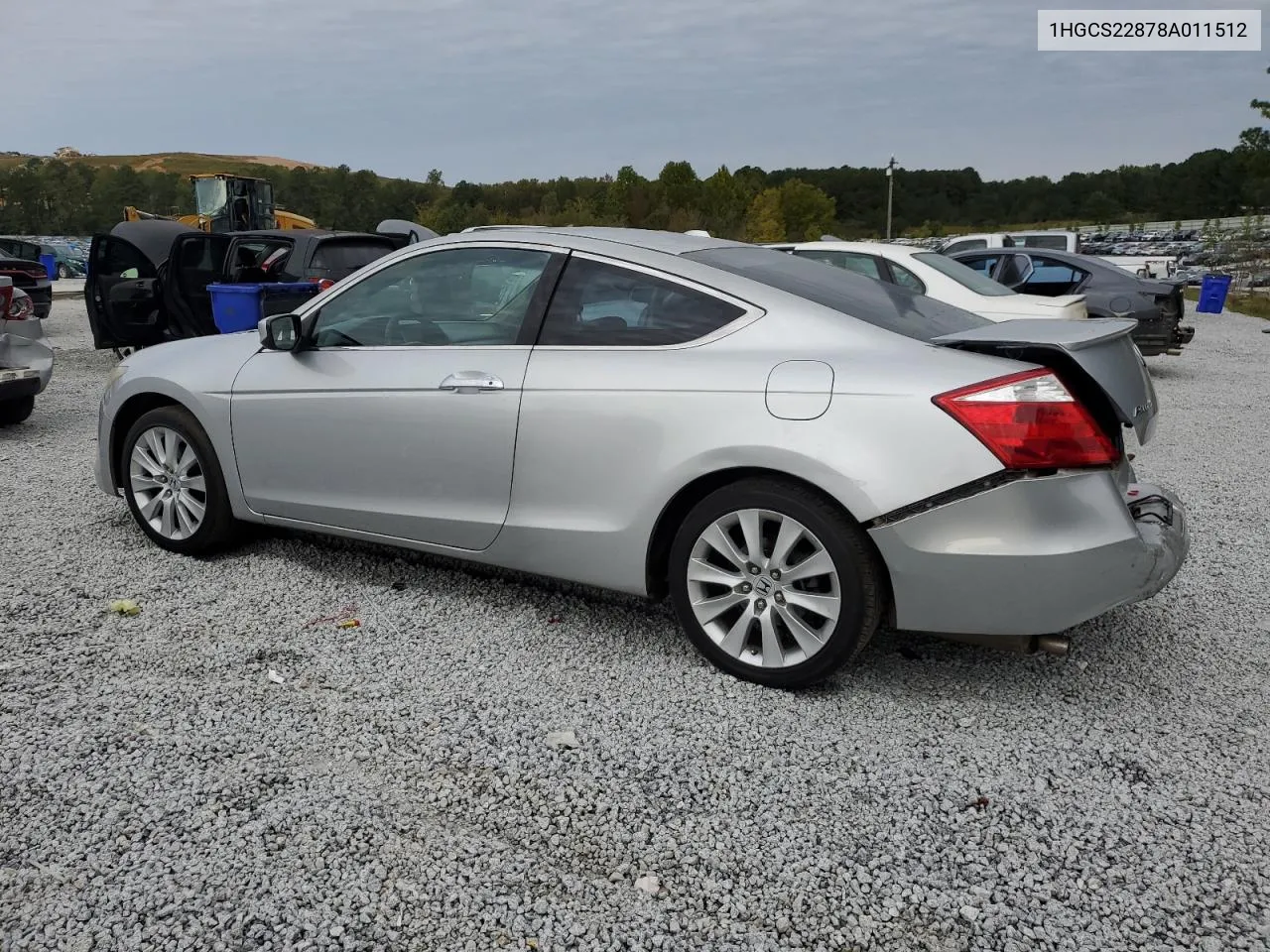 2008 Honda Accord Exl VIN: 1HGCS22878A011512 Lot: 75804634