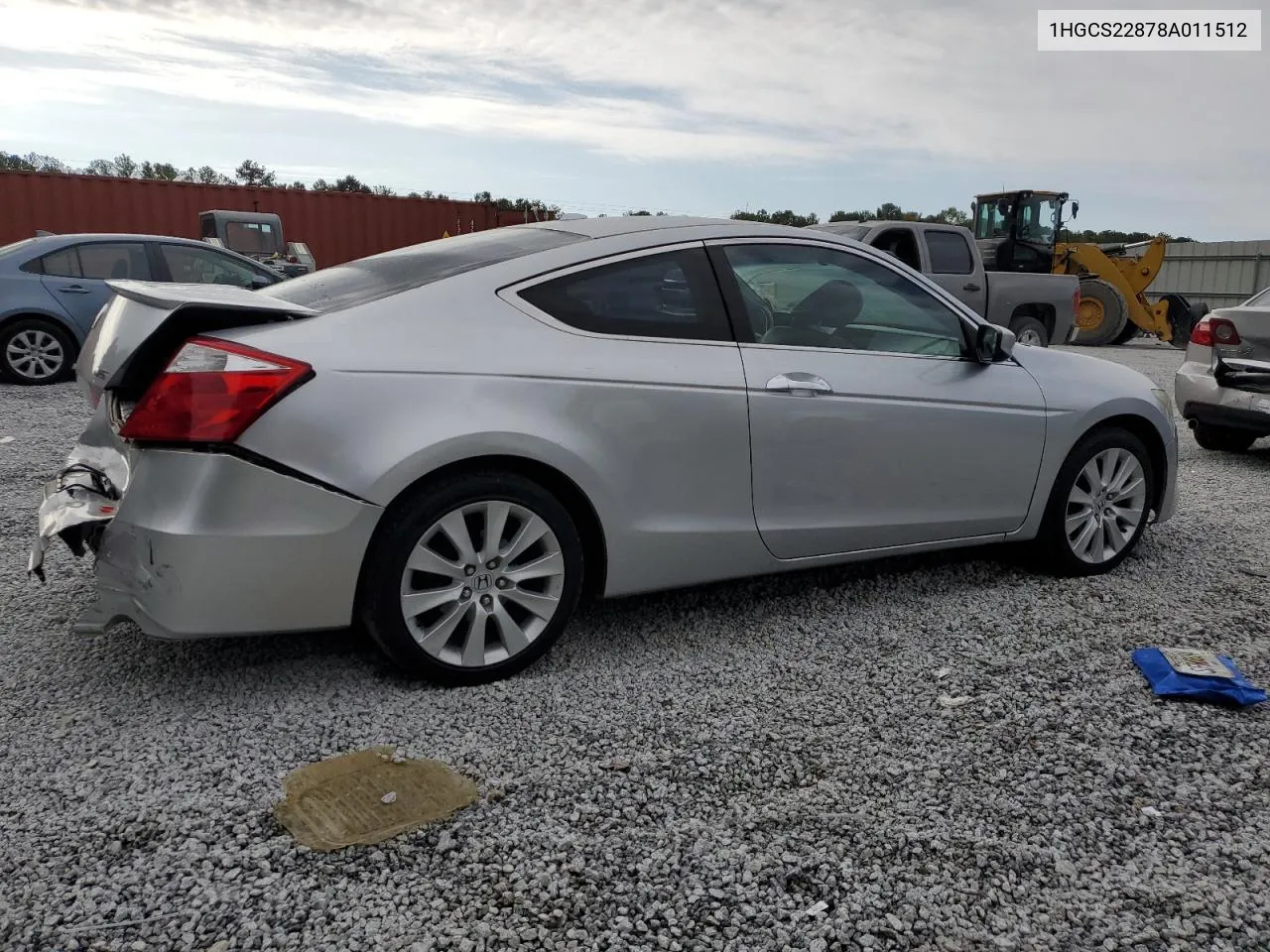 2008 Honda Accord Exl VIN: 1HGCS22878A011512 Lot: 75804634