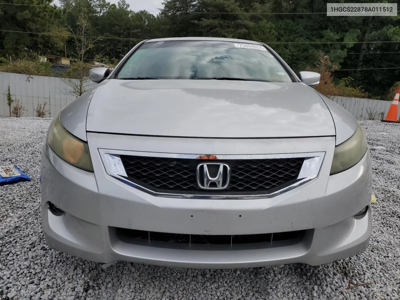 2008 Honda Accord Exl VIN: 1HGCS22878A011512 Lot: 75804634