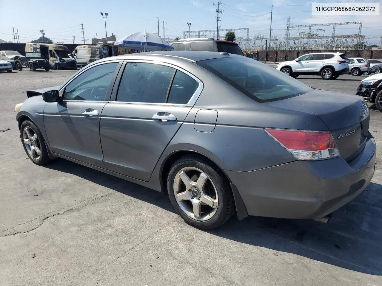 2008 Honda Accord Exl VIN: 1HGCP36868A062372 Lot: 75956974