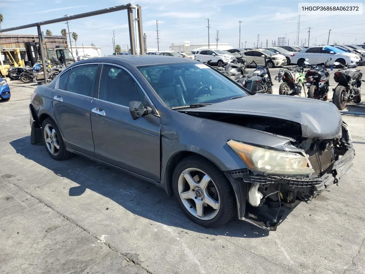 2008 Honda Accord Exl VIN: 1HGCP36868A062372 Lot: 75956974