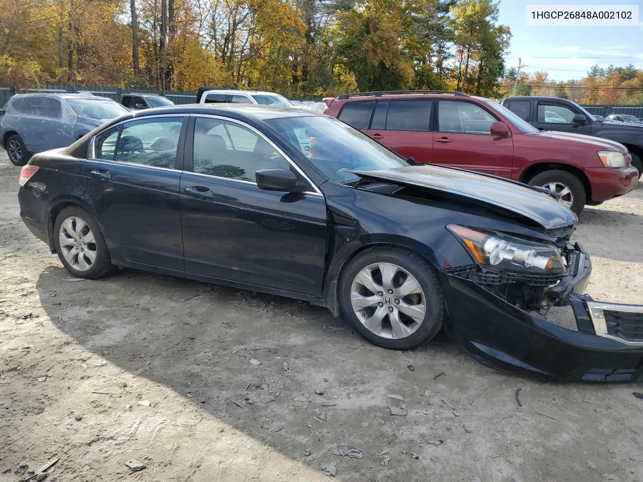 2008 Honda Accord Exl VIN: 1HGCP26848A002102 Lot: 76035894