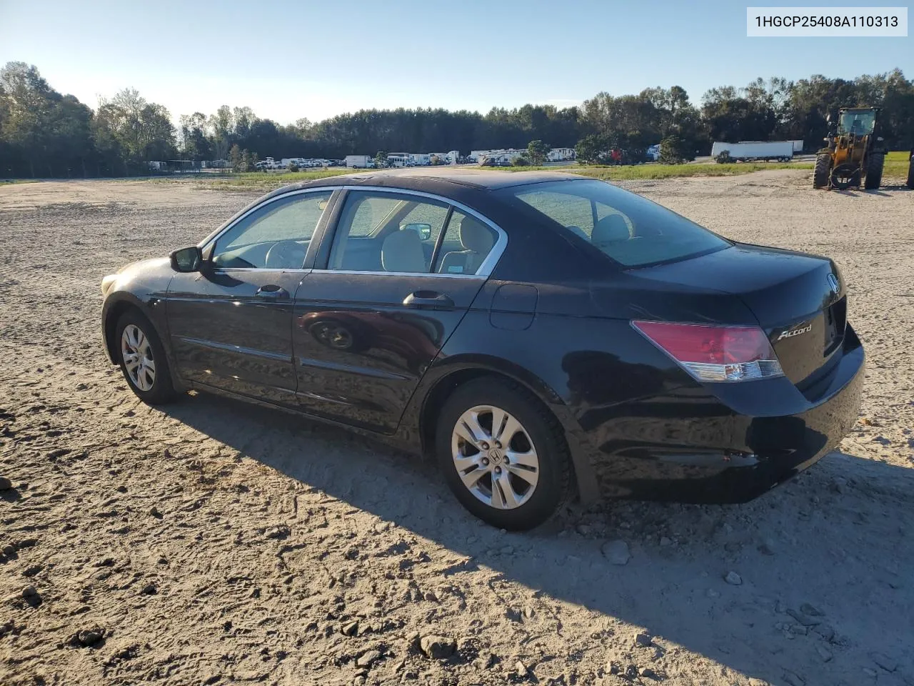 2008 Honda Accord Lxp VIN: 1HGCP25408A110313 Lot: 76231184