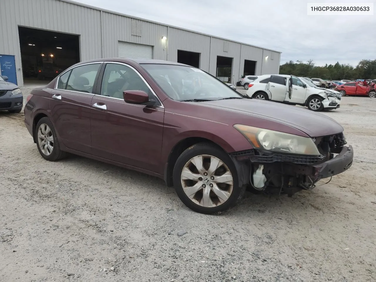 2008 Honda Accord Exl VIN: 1HGCP36828A030633 Lot: 76298154